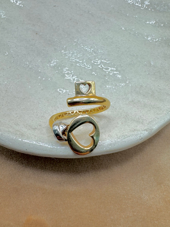 Anillo ajustable oro 14k