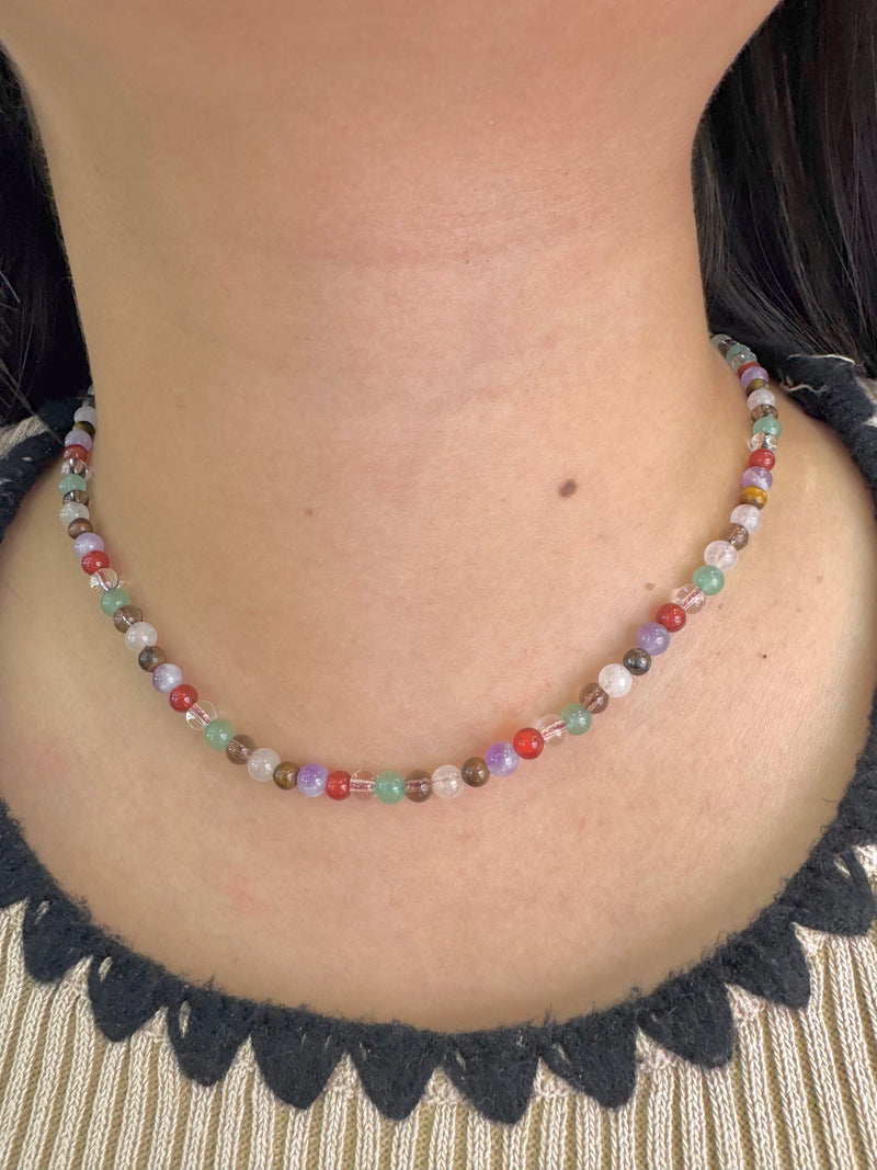 Collar de piedras chakras