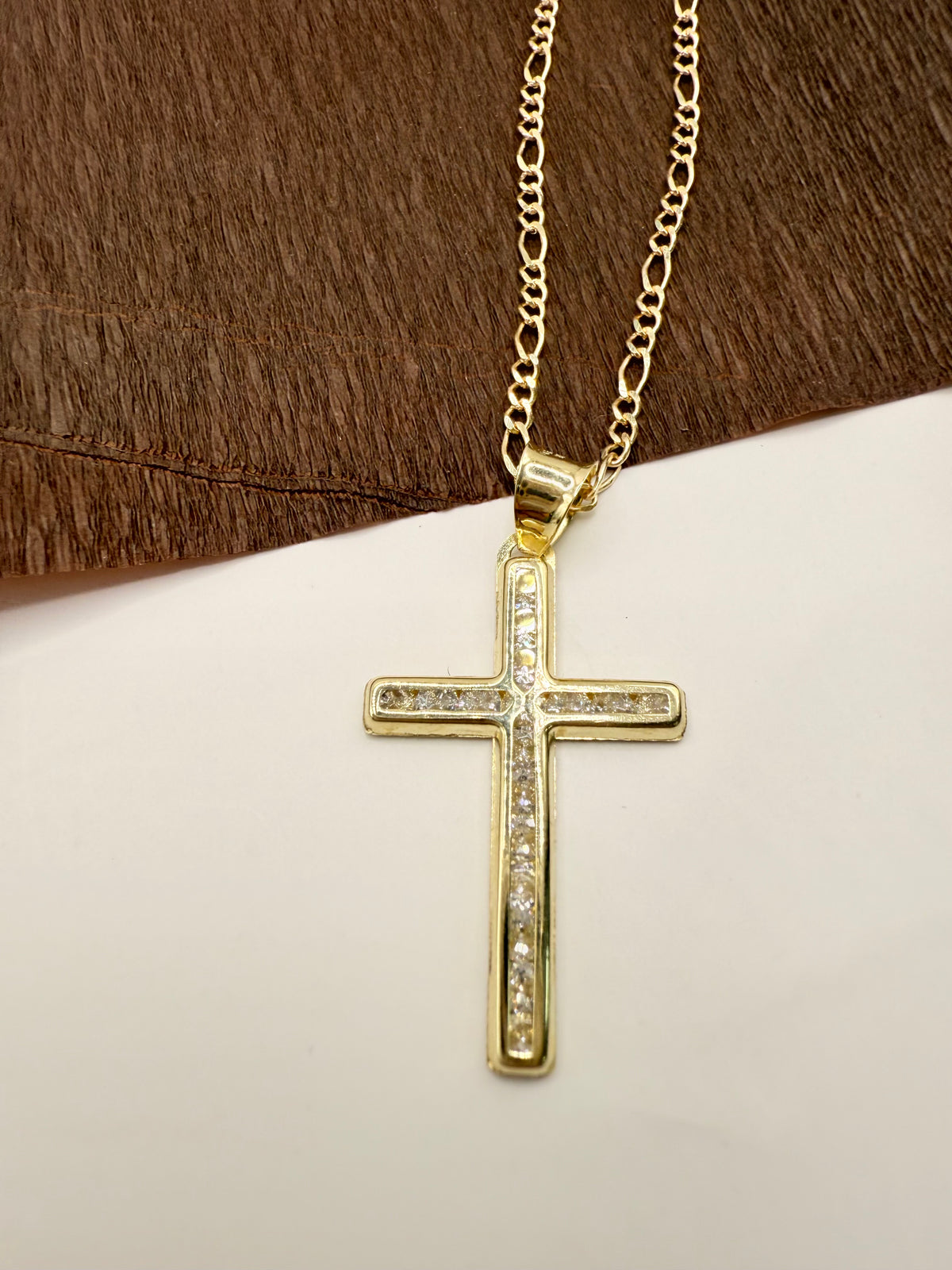 Dije oro 10k y cadena Cartier 10k