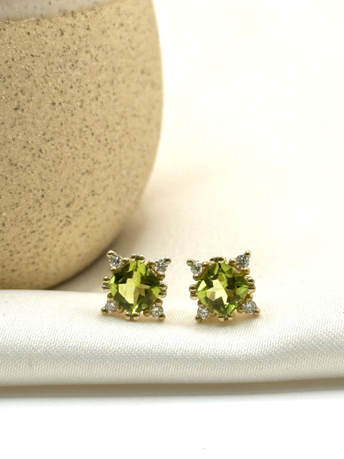 Arete peridoto 14k