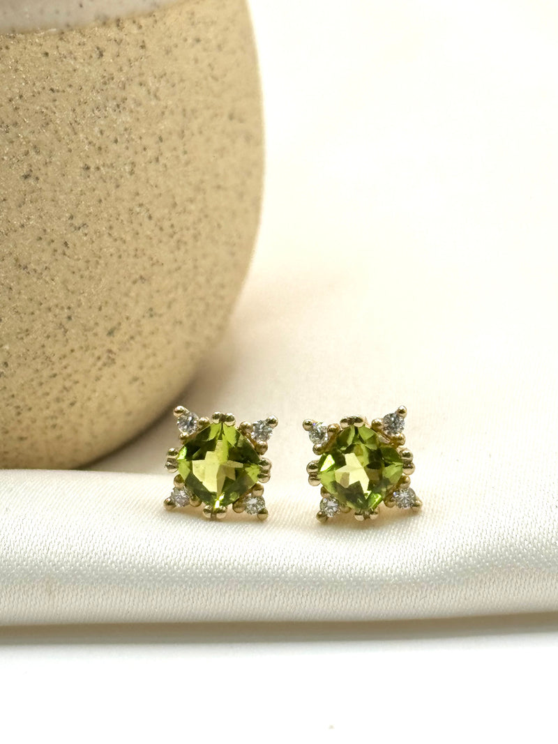 Arete peridoto 14k