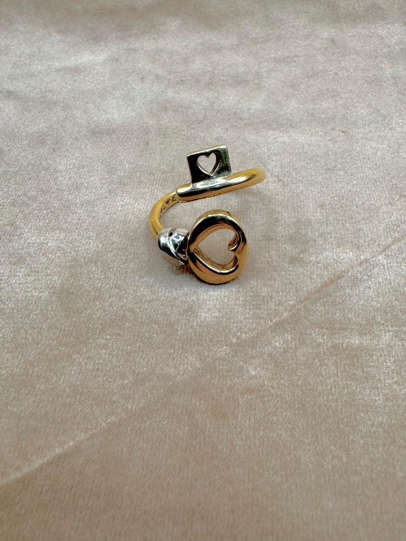 Anillo ajustable oro 14k