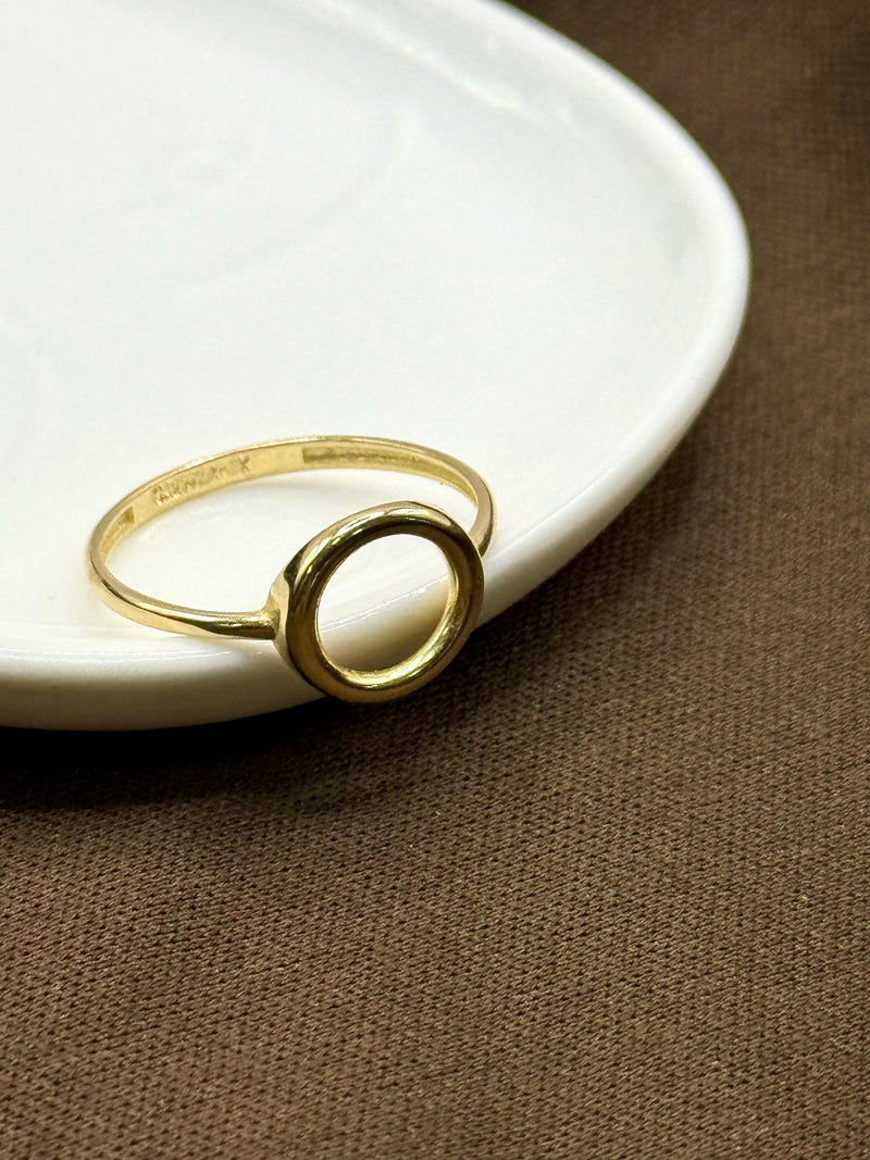 Anillo liso 10k