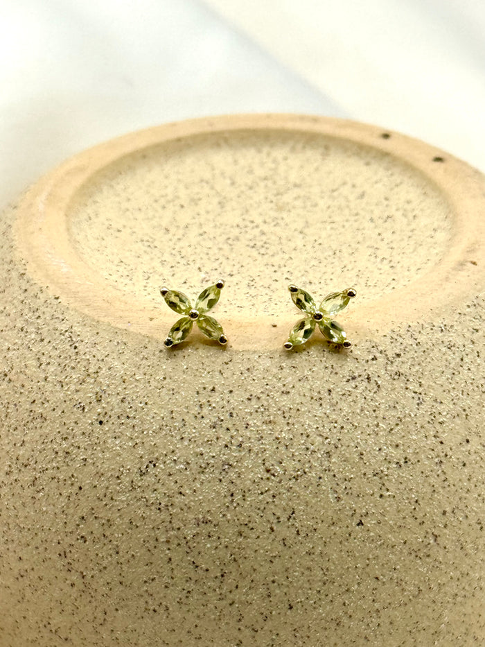 Arete peridoto oro 14k